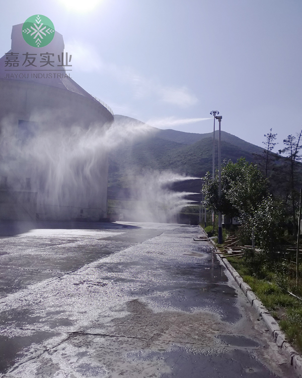 青?；ブ饒A水泥有限公司-噴霧降塵系統(tǒng)2